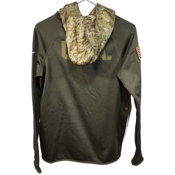 Nike New England Patriots Womens S Salute to Service 2017 Performance Hoodie - Picture 3 of 4